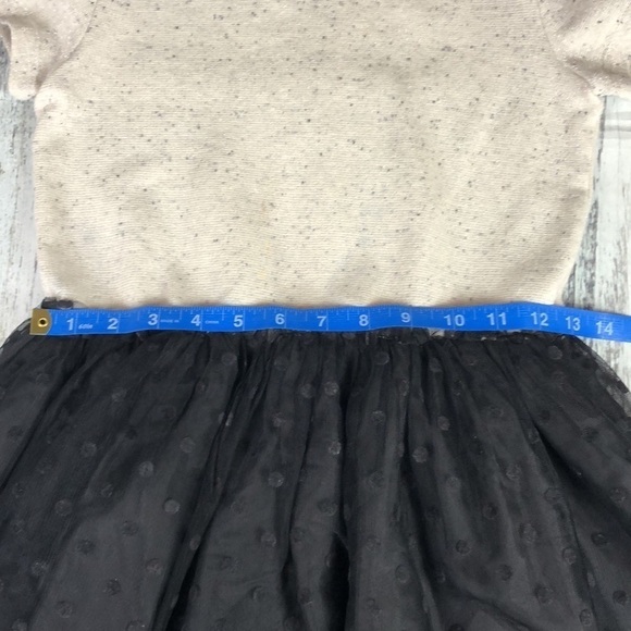 GAP Kids White Top w/Black Bottom Party Dress Sz10 - Picture 7 of 13